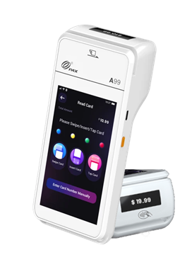 TPE mobile PAXA99 LAN wifi 3G Bluetooth/ monetique centralisee